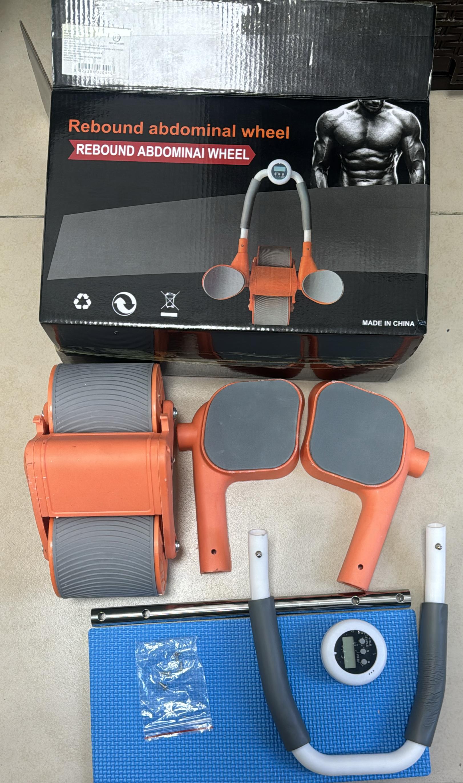 Miniatura 4 de Rodillo Abdominal Rebote Automático